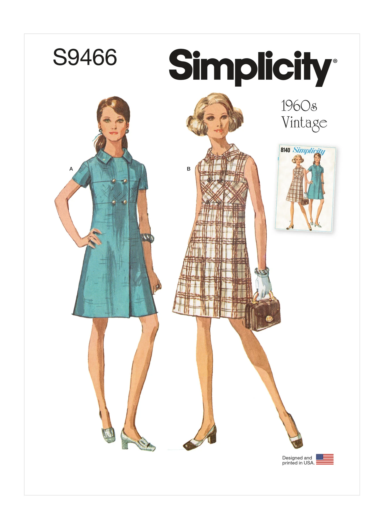 Simplicity Sewing Pattern 1960s Misses' Dress 1 Simplicity Sewing Pattern 1960s Misses' Dress