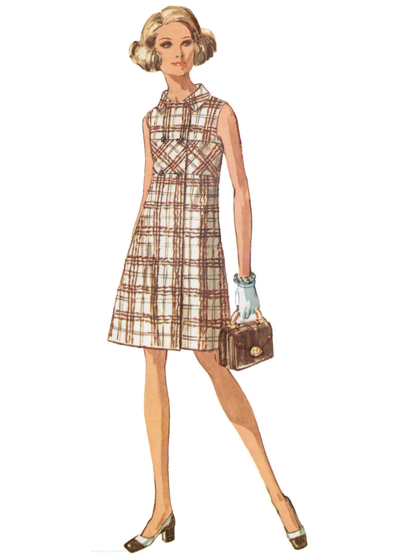 Simplicity Sewing Pattern 1960s Misses' Dress 3 Simplicity Sewing Pattern 1960s Misses' Dress