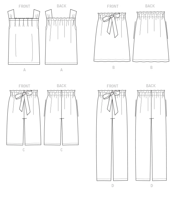 McCall's Sewing Pattern Misses', Children's and Girls' Top, Skirt, Shorts and Pants (PDF) 10 McCall's Sewing Pattern Misses', Children's and Girls' Top, Skirt, Shorts and Pants (PDF)