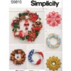 Simplicity Sewing Pattern Seasonal Wreaths 8 Simplicity Sewing Pattern Seasonal Wreaths