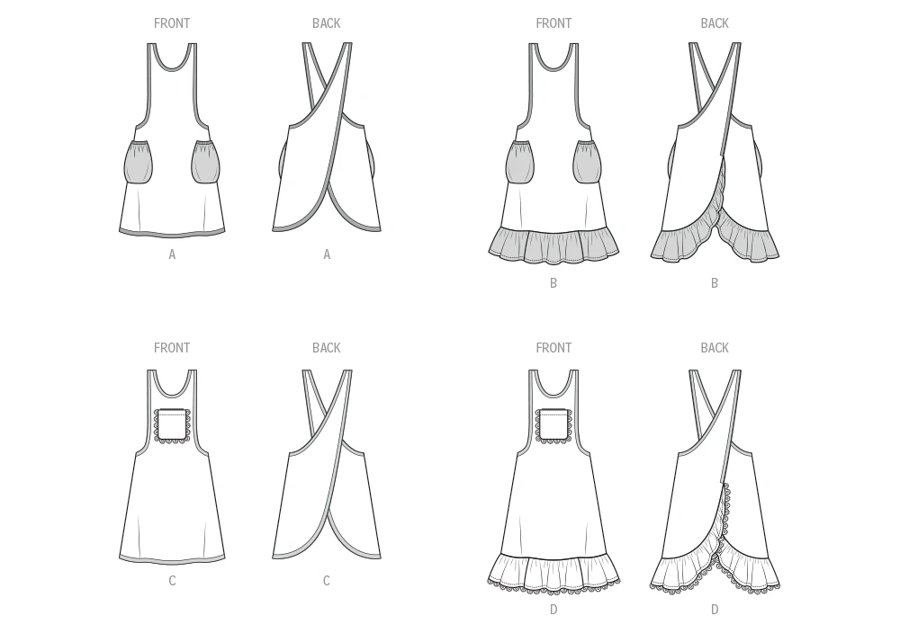 McCall's Sewing Pattern Misses' Aprons (PDF) 12 McCall's Sewing Pattern Misses' Aprons (PDF)