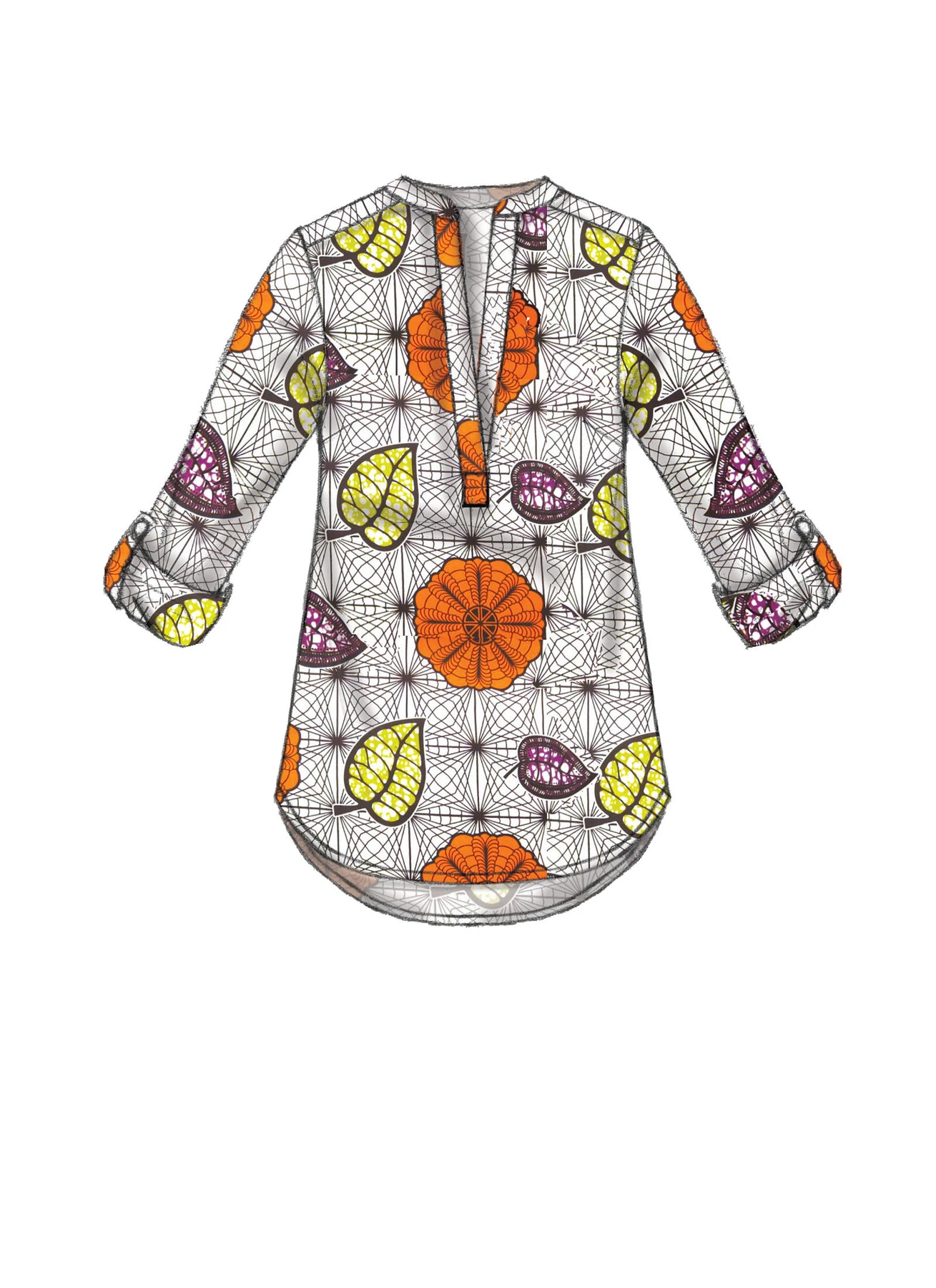 McCall's Sewing Pattern Misses' Henley Tops (PDF) 4 McCall's Sewing Pattern Misses' Henley Tops (PDF)
