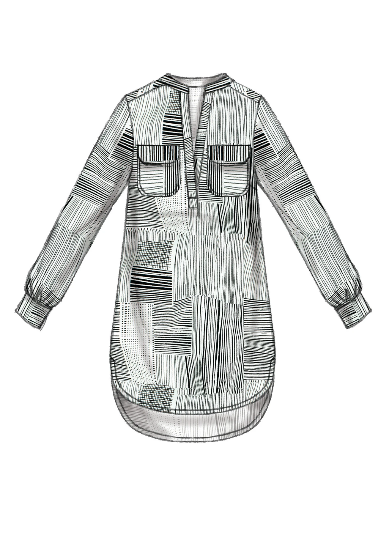 McCall's Sewing Pattern Misses' Henley Tops (PDF) 5 McCall's Sewing Pattern Misses' Henley Tops (PDF)