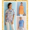 Butterick Sewing Pattern Misses' Top (PDF)