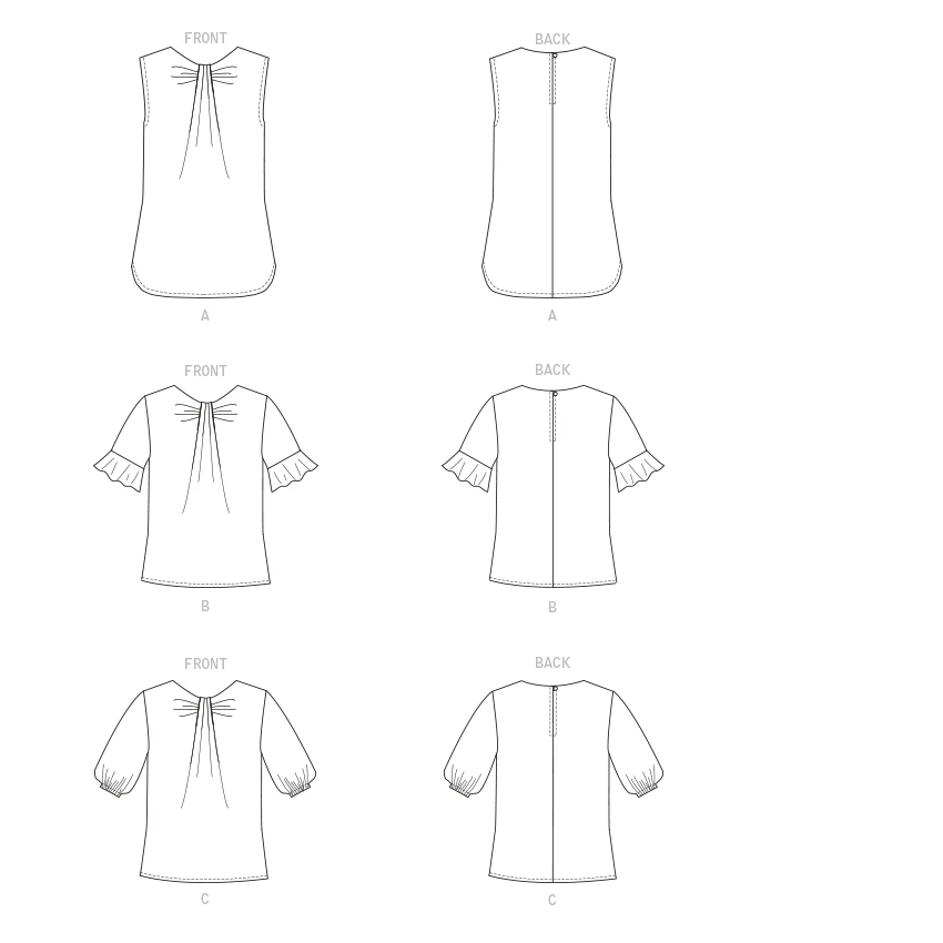 Butterick Sewing Pattern Misses' Top (PDF) 8 Butterick Sewing Pattern Misses' Top (PDF)