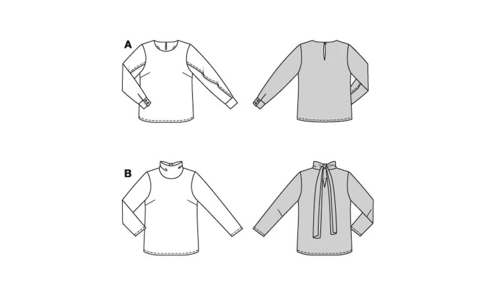 Burda Style Sewing Pattern 5878 Misses' Blouse (PDF) 11 Burda Style Sewing Pattern 5878 Misses' Blouse (PDF)