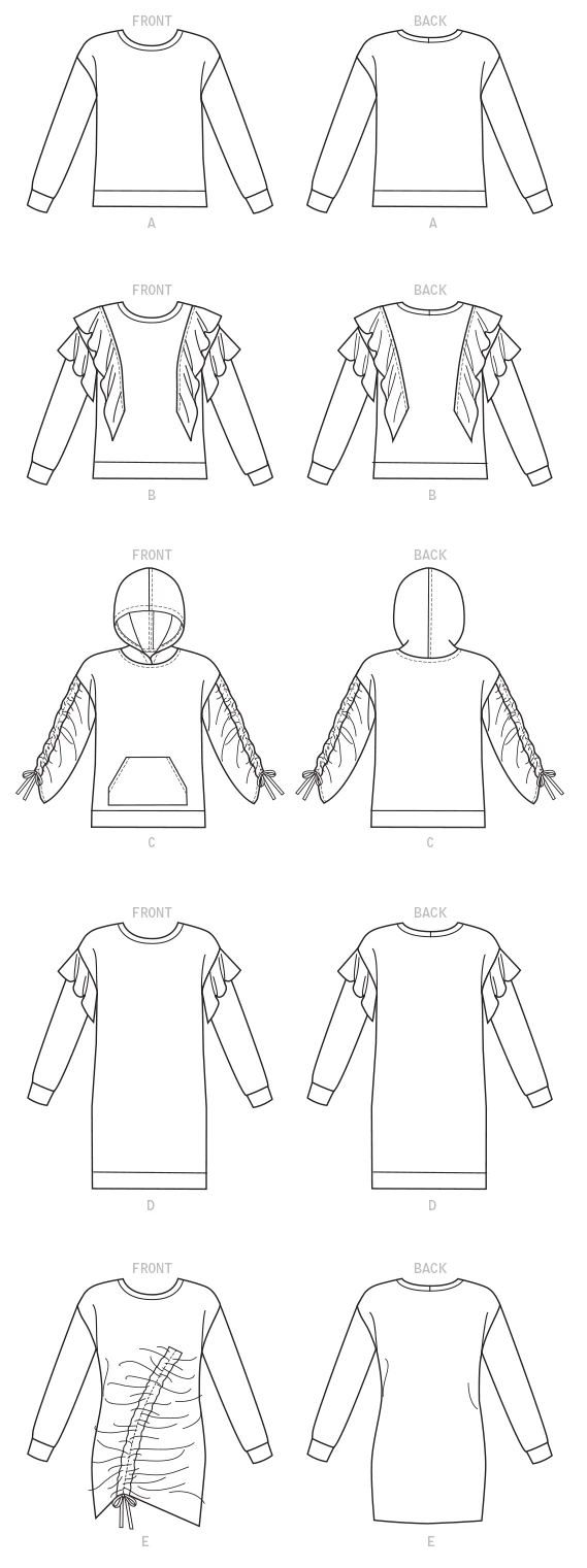 McCall's Sewing Pattern Misses' Knit Tops and Dresses (PDF) 11 McCall's Sewing Pattern Misses' Knit Tops and Dresses (PDF)