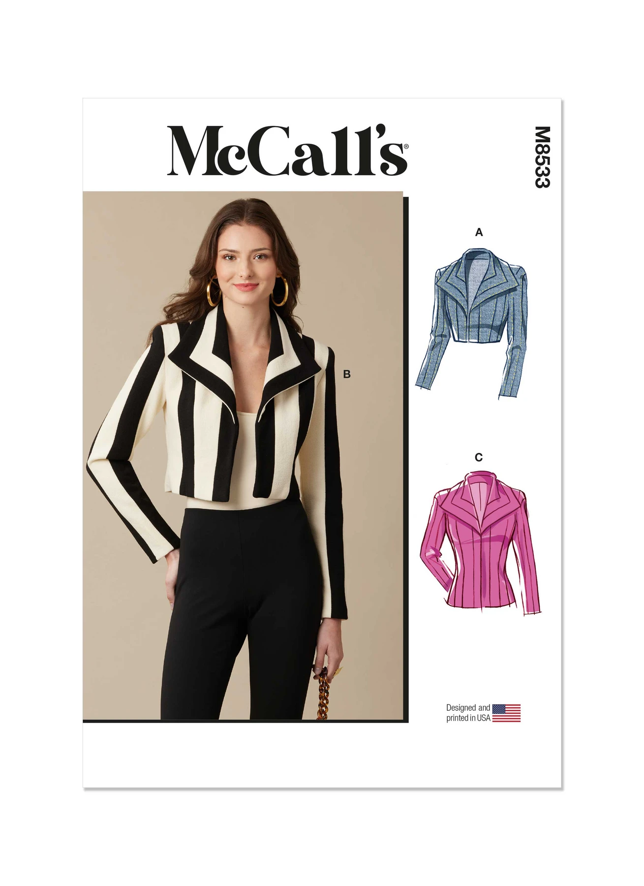 McCall's Sewing Pattern Misses' Boleros and Jacket (PDF) 1 McCall's Sewing Pattern Misses' Boleros and Jacket (PDF)