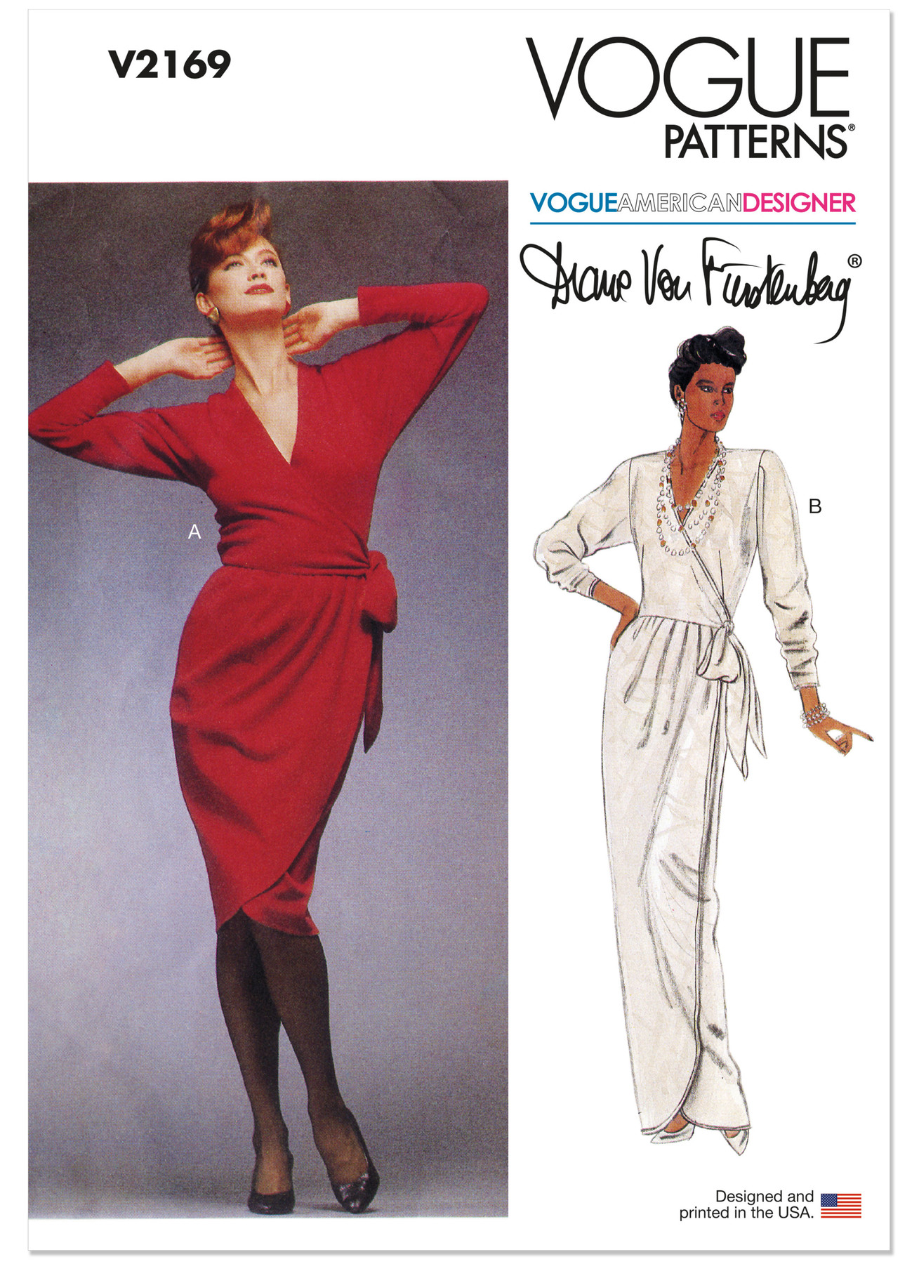Vogue Patterns 1980s Misses' Vintage Wrap Dress by Diane von Furstenberg by Diane Von Furstenberg 1 Vogue Patterns 1980s Misses' Vintage Wrap Dress by Diane von Furstenberg by Diane Von Furstenberg