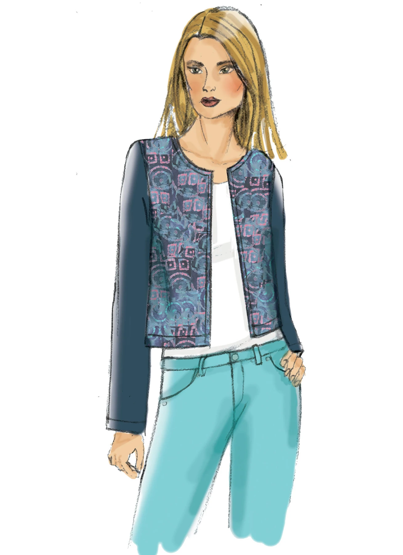 Butterick Sewing Pattern Misses' Open-Front Jackets 4 Butterick Sewing Pattern Misses' Open-Front Jackets