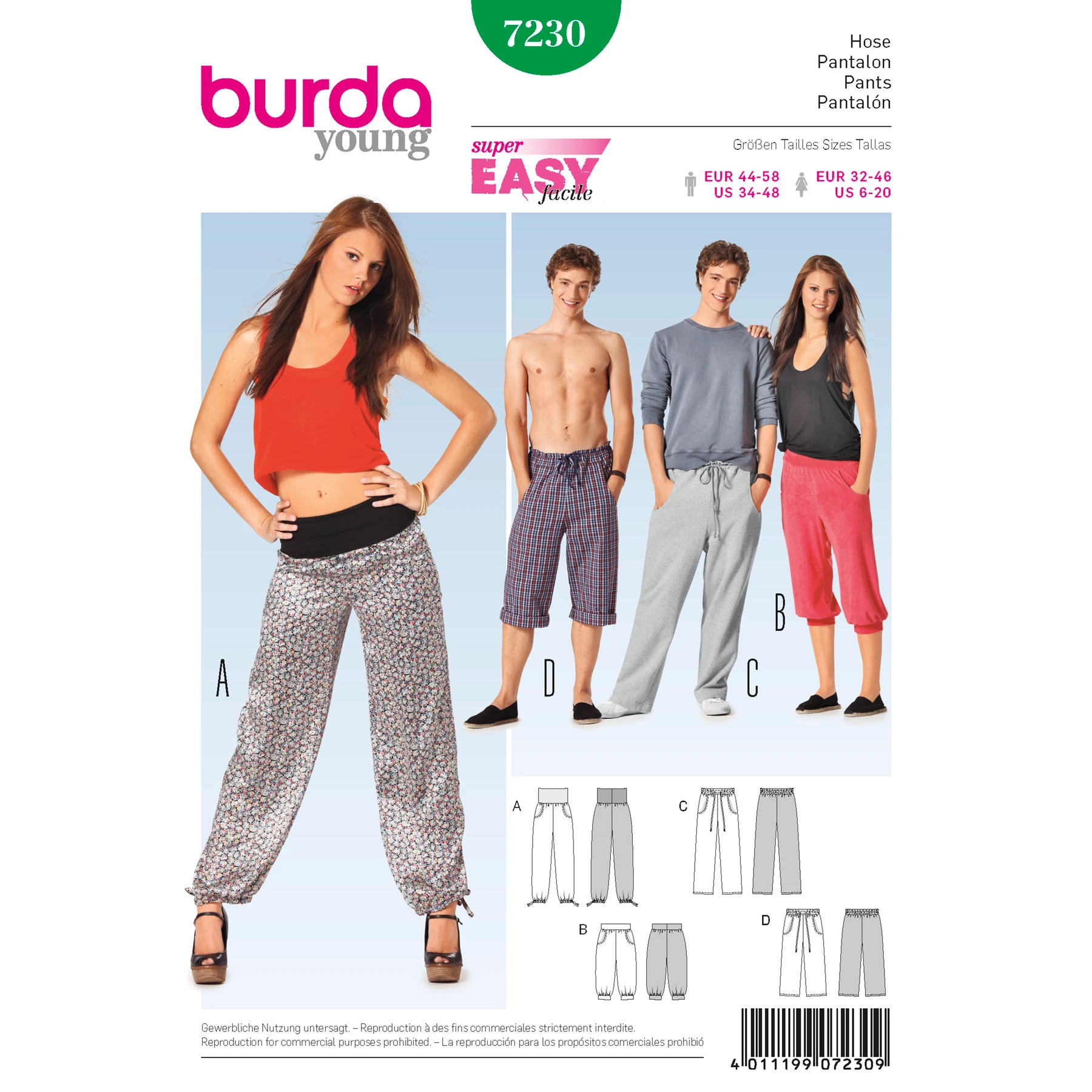 Burda Style Sewing Pattern Pants 20 Burda Style Sewing Pattern Pants