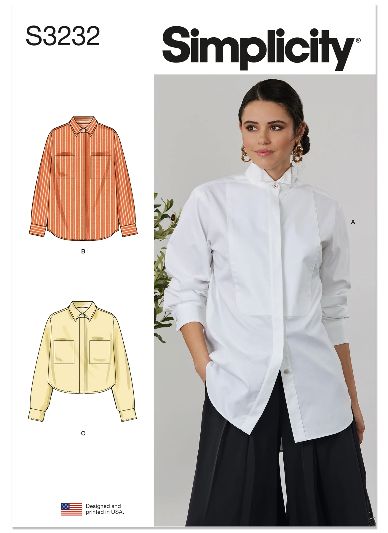 Simplicity Sewing Pattern Misses' Oversized Shirt 1 Simplicity Sewing Pattern Misses' Oversized Shirt