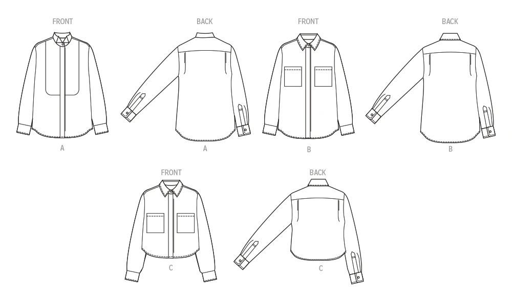 Simplicity Sewing Pattern Misses' Oversized Shirt 8 Simplicity Sewing Pattern Misses' Oversized Shirt