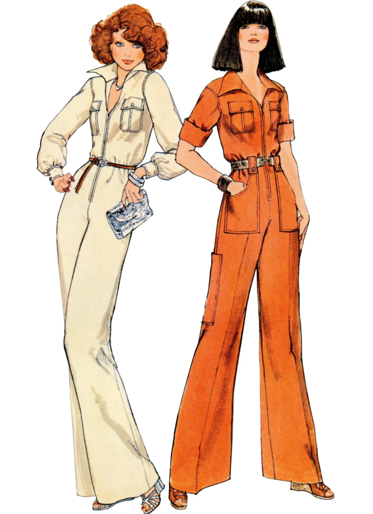Simplicity Sewing Pattern 1970s Misses' Vintage Jumpsuit 3 Simplicity Sewing Pattern 1970s Misses' Vintage Jumpsuit