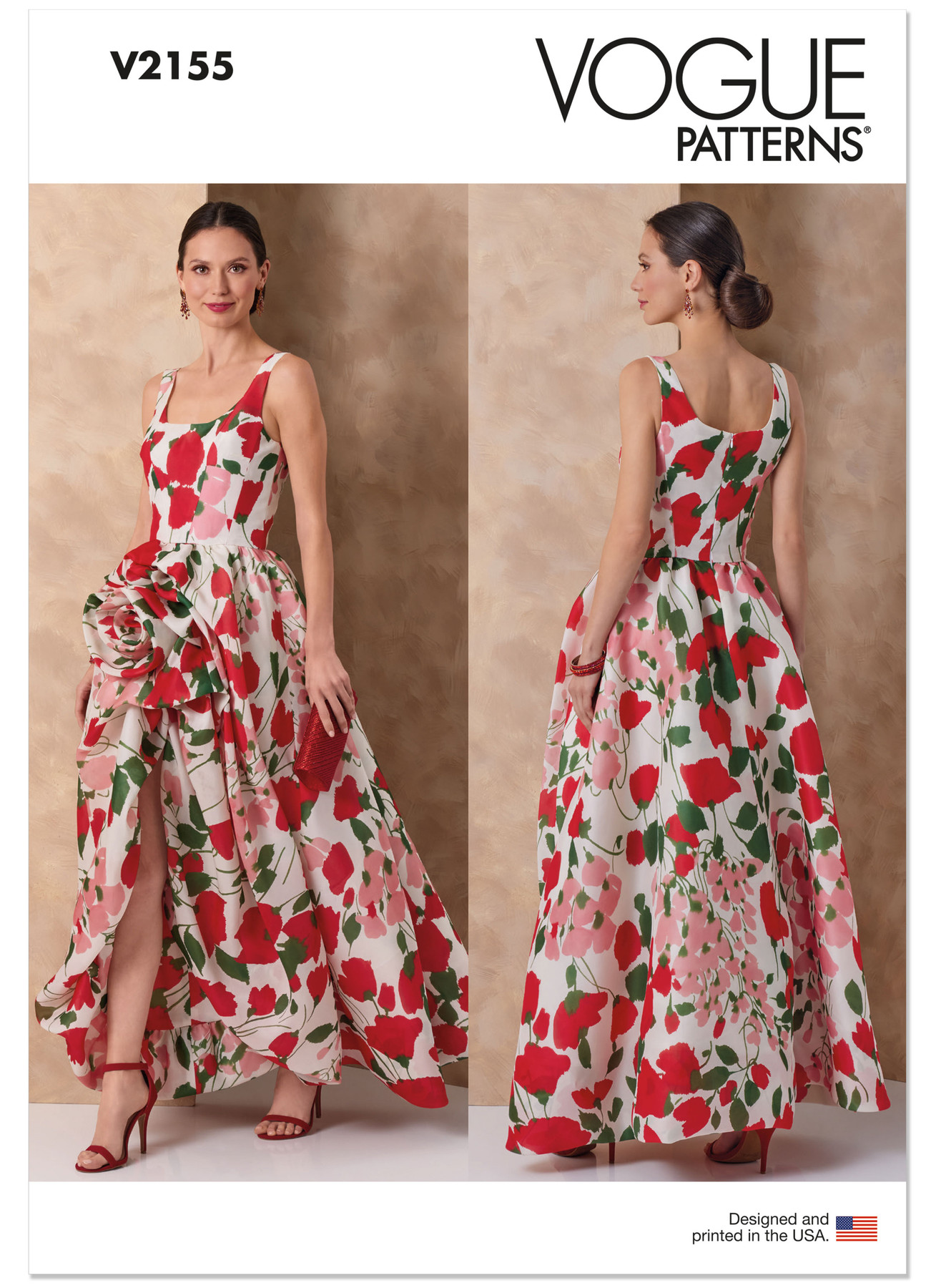 Vogue Patterns Misses High-Low Evening Gown 1 Vogue Patterns Misses High-Low Evening Gown