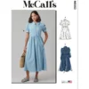McCall's Sewing Pattern Misses' Dress with Sleeve and Length Variations (PDF)