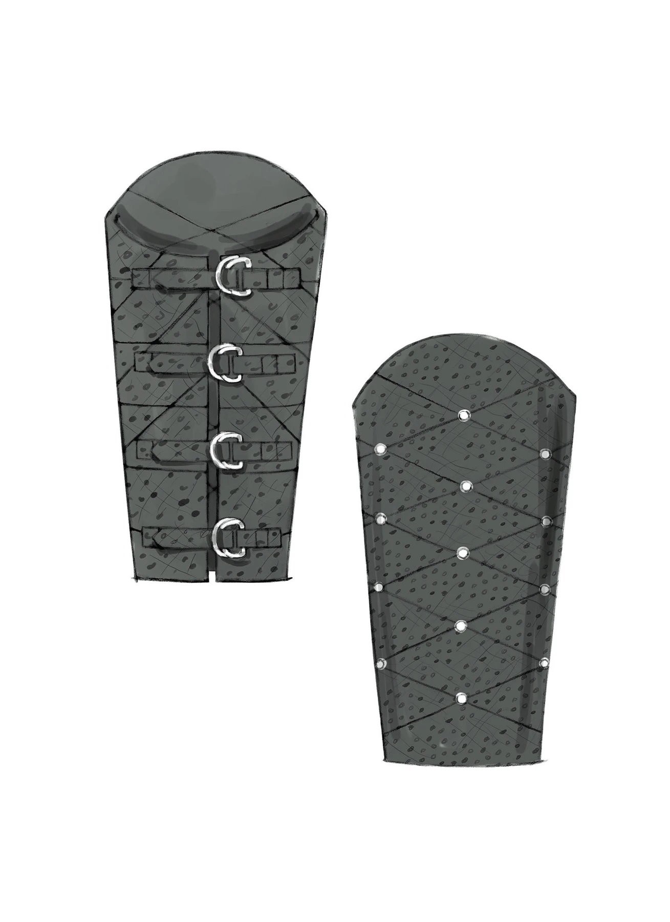 Butterick Sewing Pattern Wrist Bracers, Corset, Belt and Pouches (PDF) 16 Butterick Sewing Pattern Wrist Bracers, Corset, Belt and Pouches (PDF)