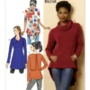Butterick Sewing Pattern Misses' Princess Seam Tunics (PDF)