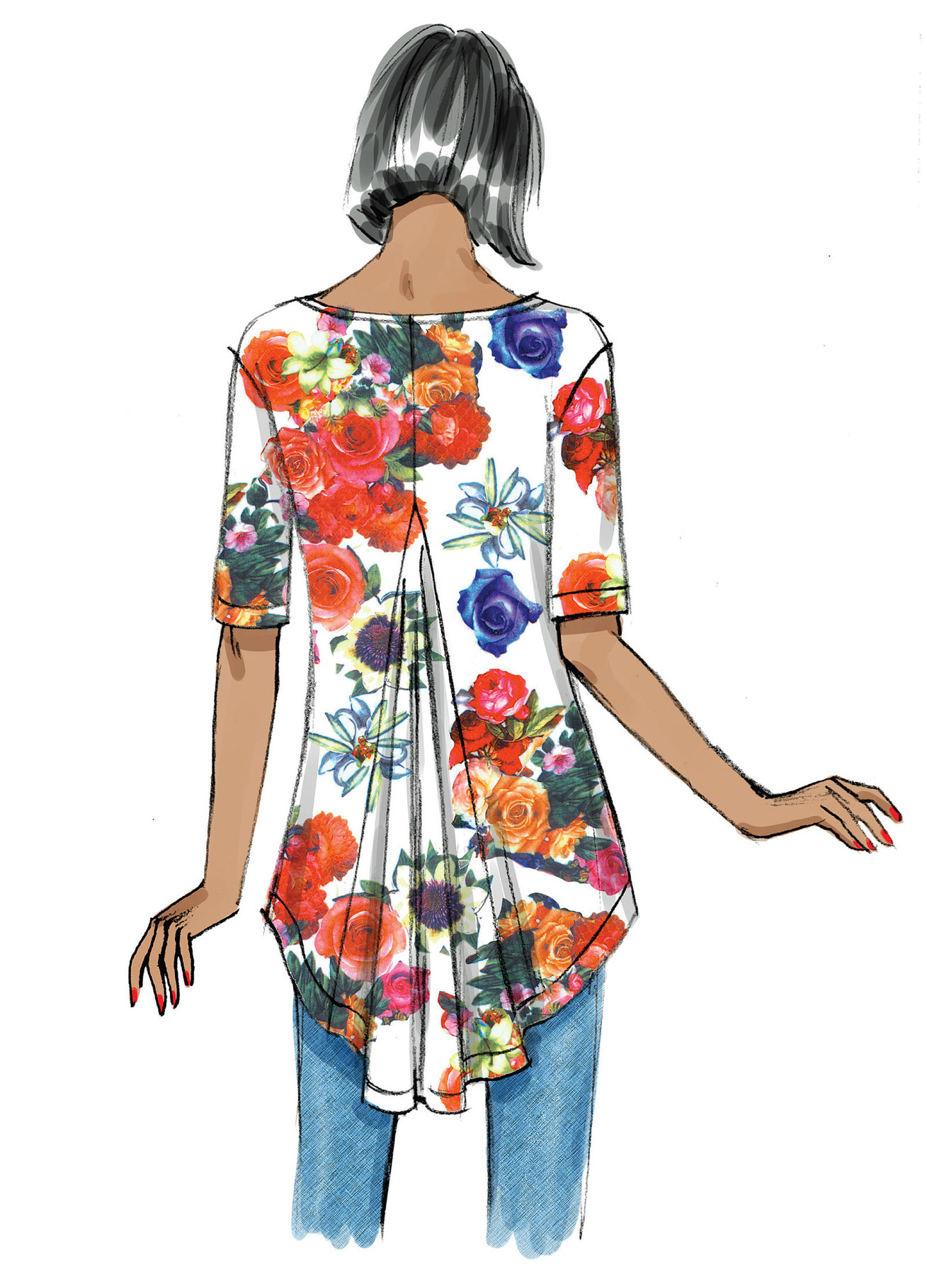 Butterick Sewing Pattern Misses' Princess Seam Tunics (PDF) 7 Butterick Sewing Pattern Misses' Princess Seam Tunics (PDF)