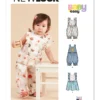 New Look Sewing Pattern Babies' Rompers and Dress