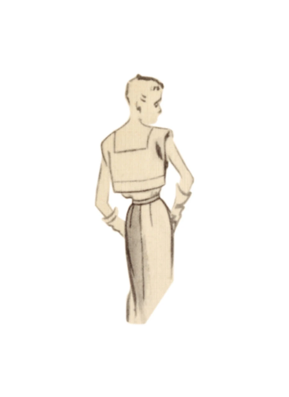 Vogue Patterns 1950s Misses' Dress and Capelet (PDF) 5 Vogue Patterns 1950s Misses' Dress and Capelet (PDF)