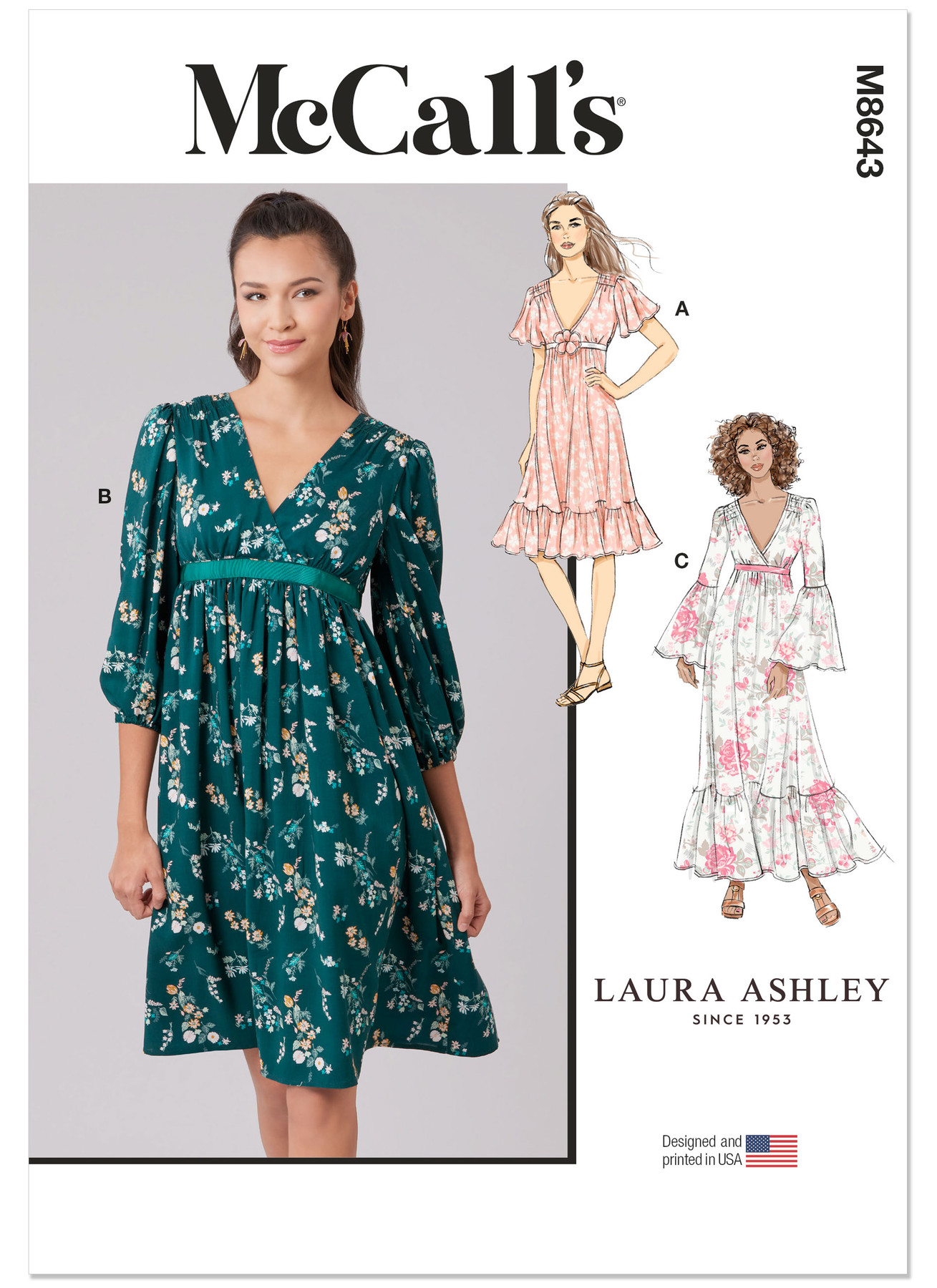 McCall's Sewing Pattern Misses' Lined Dresses by Laura Ashley (PDF) 1 McCall's Sewing Pattern Misses' Lined Dresses by Laura Ashley (PDF)