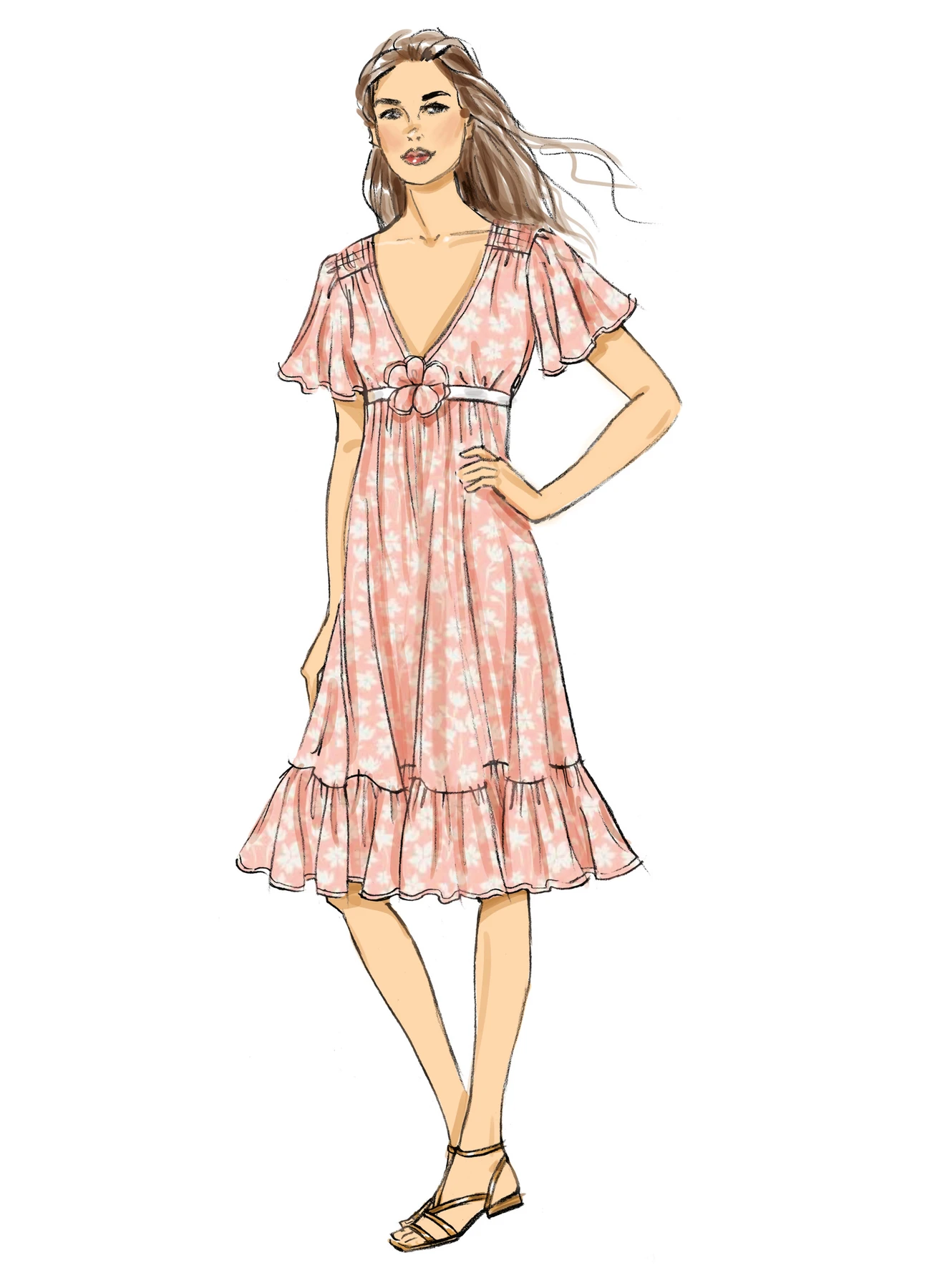 McCall's Sewing Pattern Misses' Lined Dresses by Laura Ashley (PDF) 3 McCall's Sewing Pattern Misses' Lined Dresses by Laura Ashley (PDF)