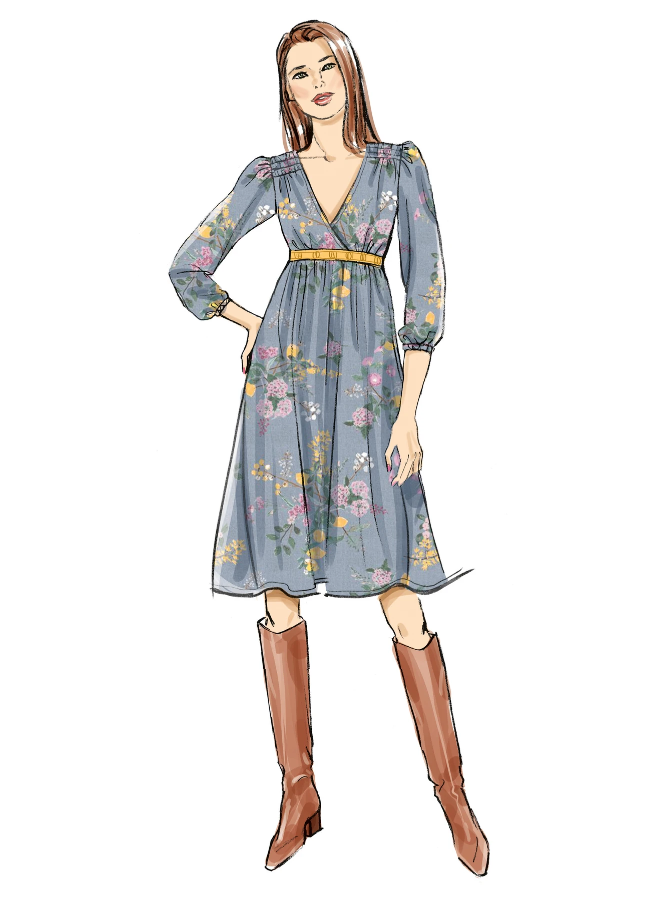 McCall's Sewing Pattern Misses' Lined Dresses by Laura Ashley (PDF) 4 McCall's Sewing Pattern Misses' Lined Dresses by Laura Ashley (PDF)
