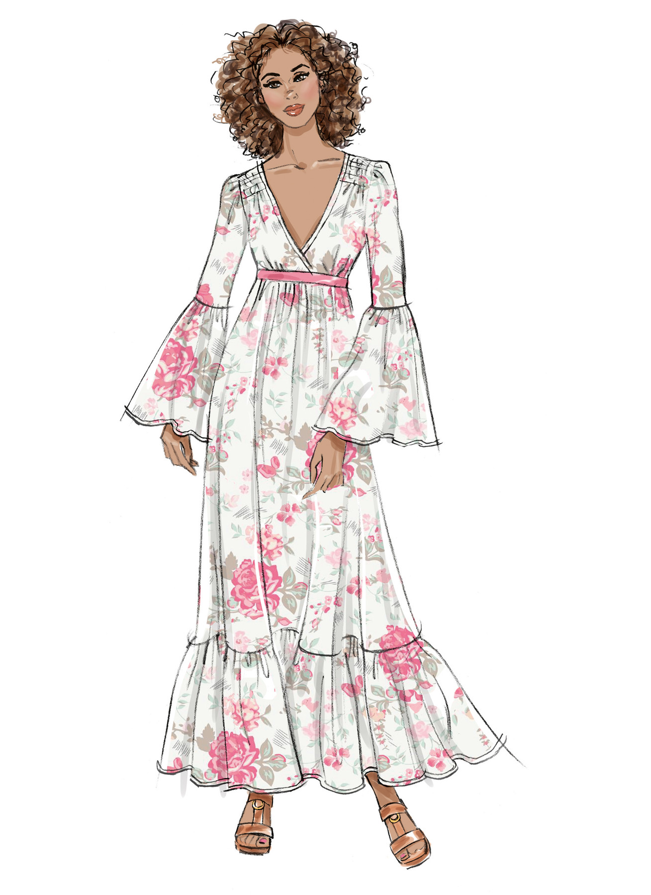 McCall's Sewing Pattern Misses' Lined Dresses by Laura Ashley (PDF) 5 McCall's Sewing Pattern Misses' Lined Dresses by Laura Ashley (PDF)