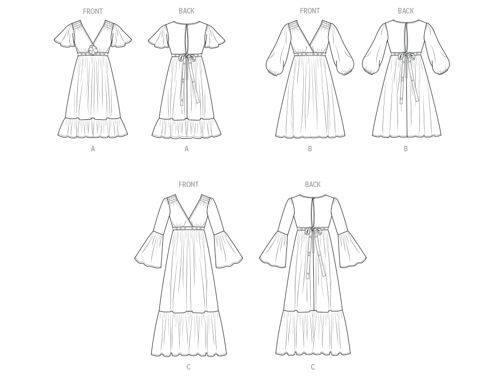 McCall's Sewing Pattern Misses' Lined Dresses by Laura Ashley (PDF) 9 McCall's Sewing Pattern Misses' Lined Dresses by Laura Ashley (PDF)