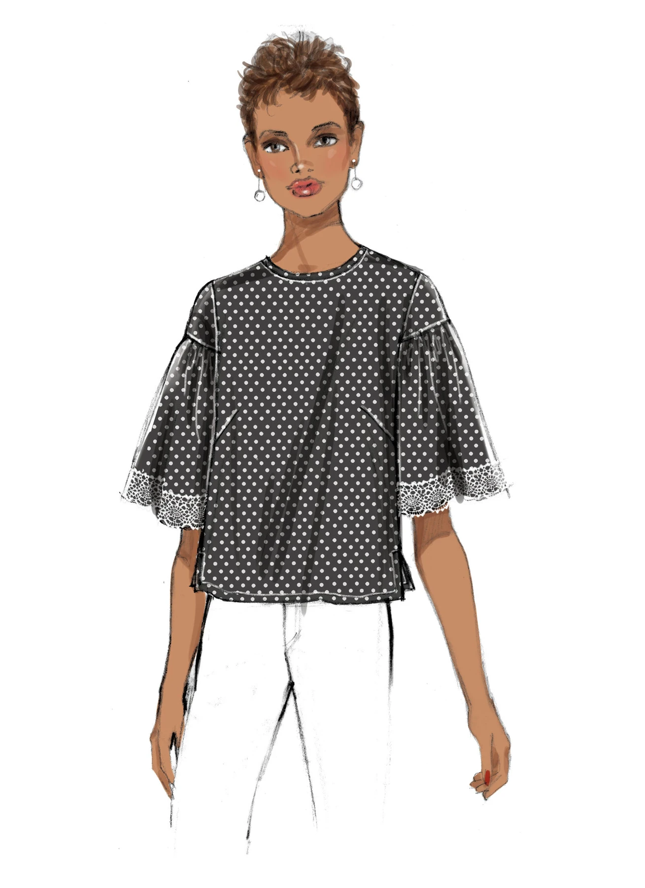 Butterick Sewing Pattern Misses' Top (PDF) 6 Butterick Sewing Pattern Misses' Top (PDF)