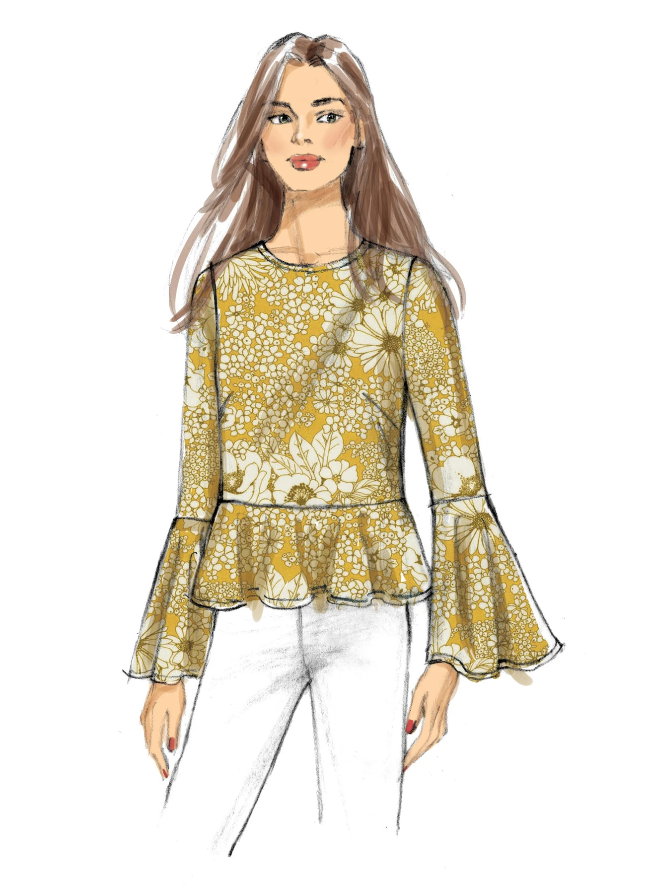Butterick Sewing Pattern Misses' Top (PDF) 8 Butterick Sewing Pattern Misses' Top (PDF)