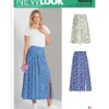 New Look Sewing Pattern Misses' Pleated Skirt with or Without Front Slit Opening 18 New Look Sewing Pattern Misses' Pleated Skirt with or Without Front Slit Opening