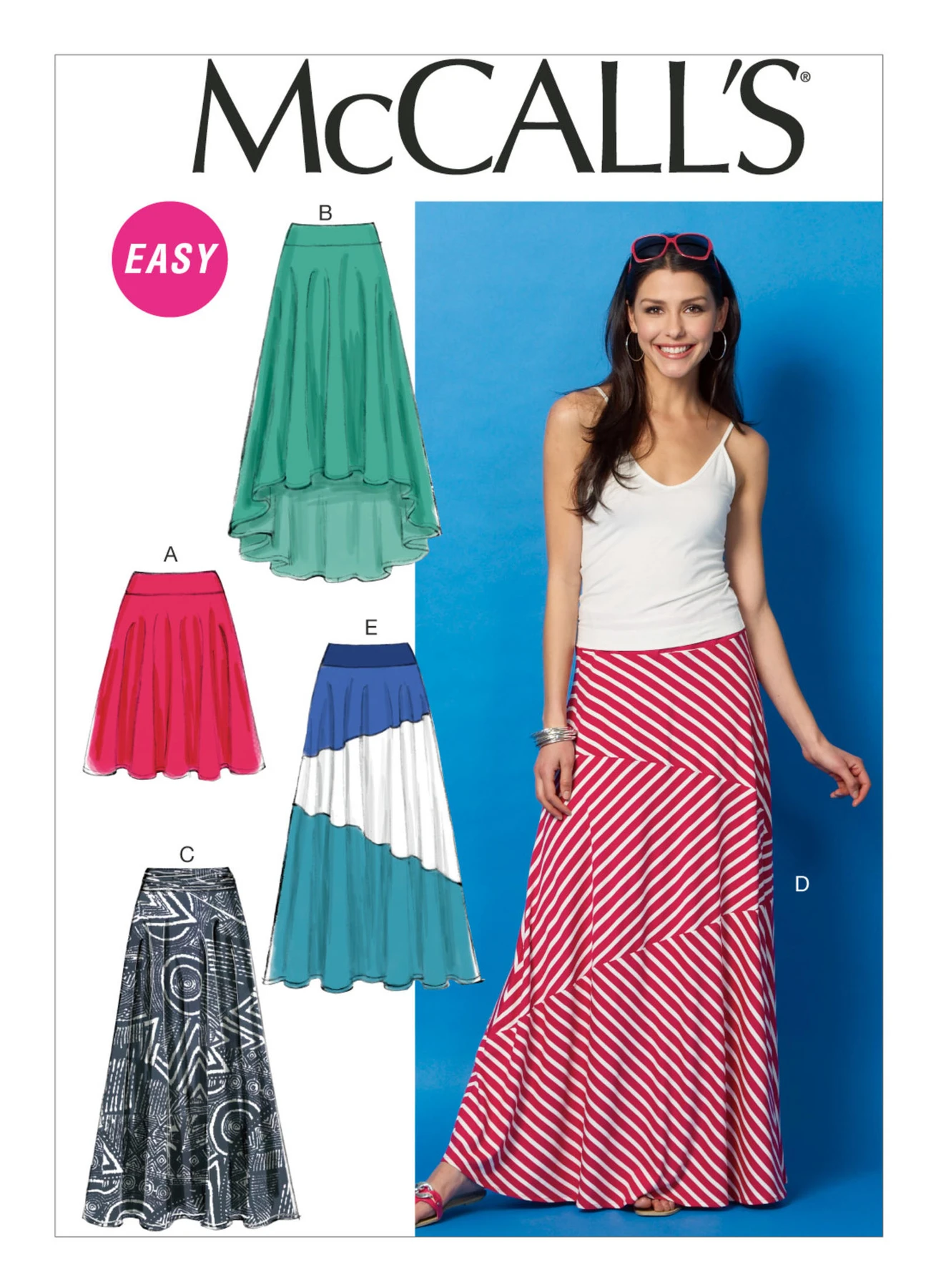 McCall's Sewing Pattern Misses' Knit Skirts (PDF) 1 McCall's Sewing Pattern Misses' Knit Skirts (PDF)
