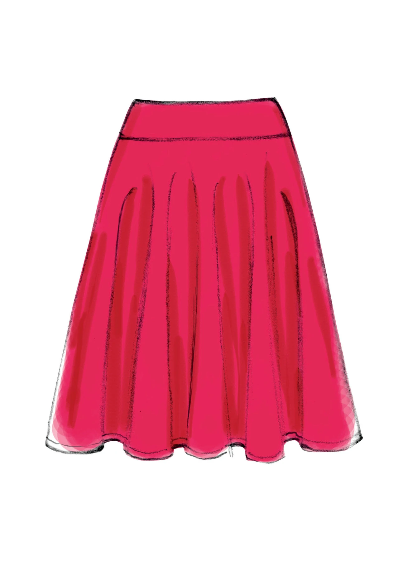 McCall's Sewing Pattern Misses' Knit Skirts (PDF) 4 McCall's Sewing Pattern Misses' Knit Skirts (PDF)