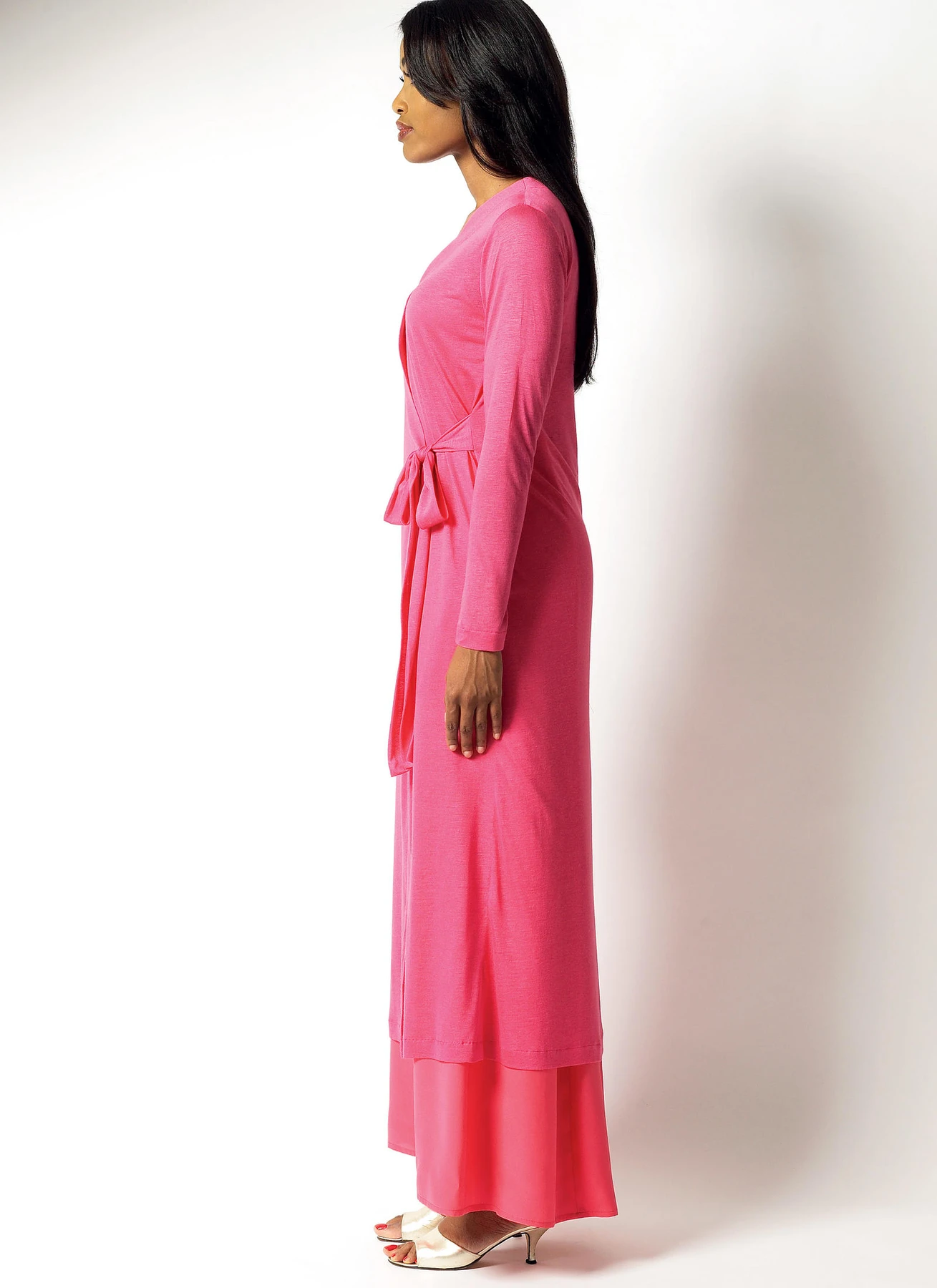 Butterick Sewing Pattern Misses' Side-Tie Robe, Top, Gown, Pants and Drawstring Bag (PDF) 9 Butterick Sewing Pattern Misses' Side-Tie Robe, Top, Gown, Pants and Drawstring Bag (PDF)