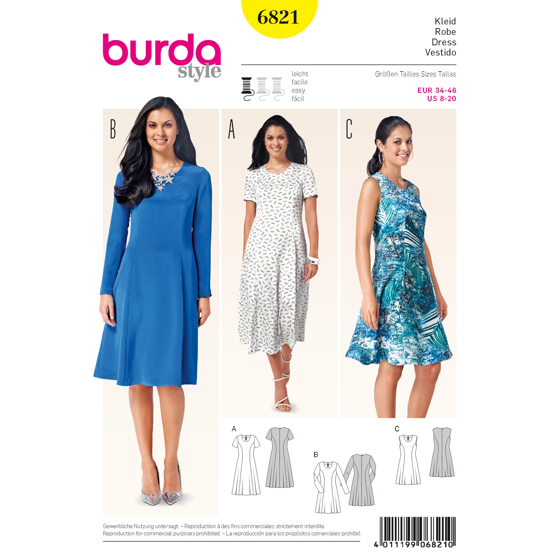 Burda Style Sewing Pattern Dresses 32 Burda Style Sewing Pattern Dresses