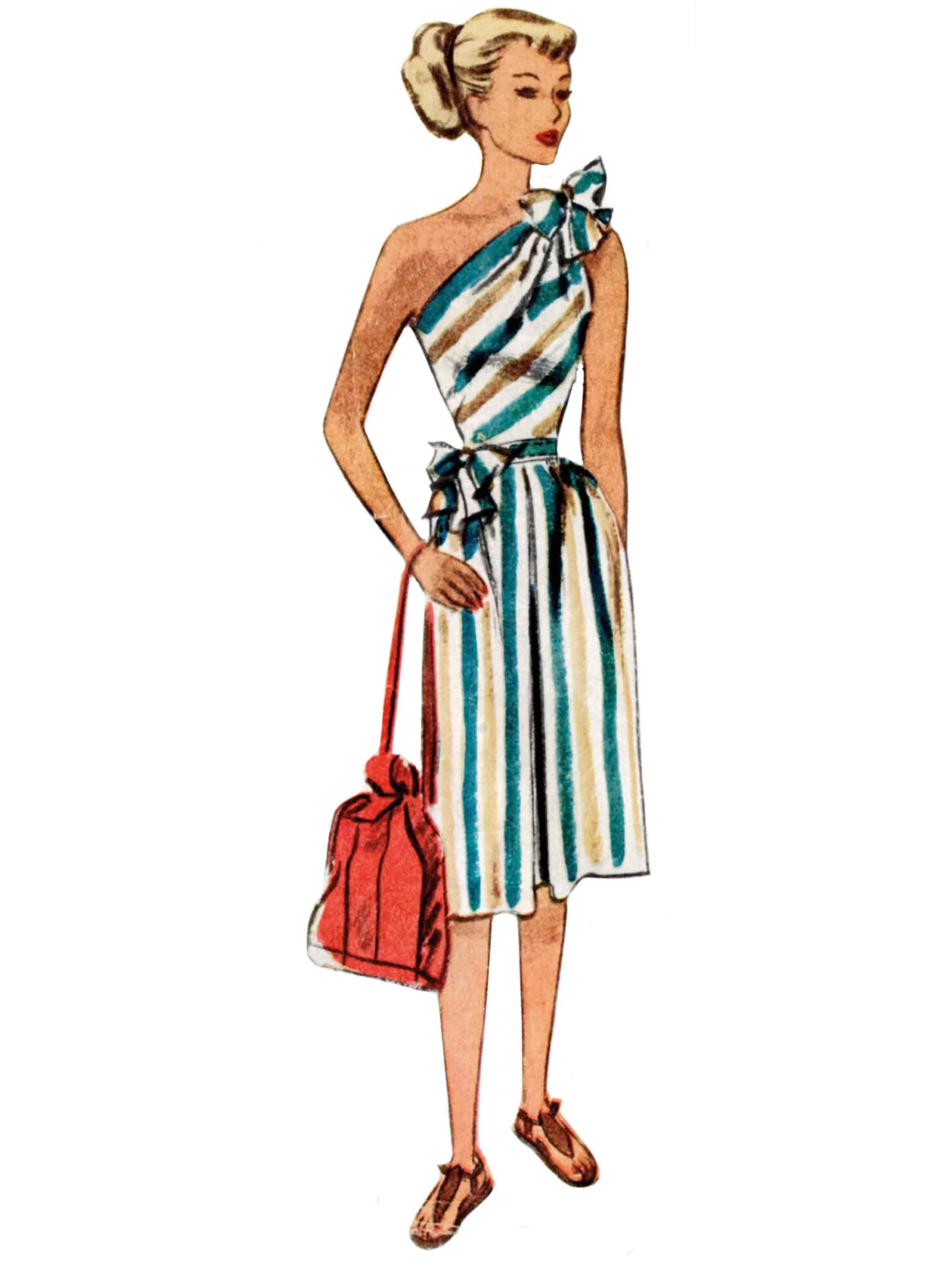 McCall's Sewing Pattern 1940s Misses' Dress 2 McCall's Sewing Pattern 1940s Misses' Dress
