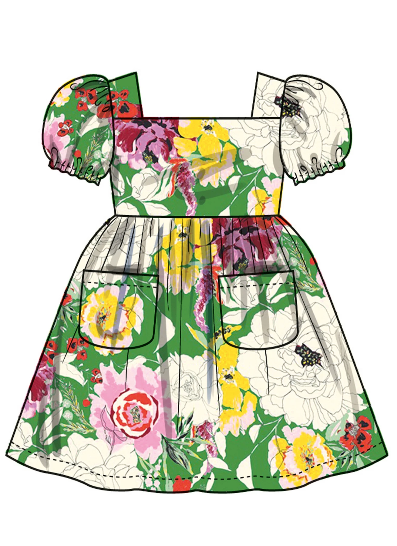 Simplicity Sewing Pattern Toddlers' Dresses (PDF) 4 Simplicity Sewing Pattern Toddlers' Dresses (PDF)