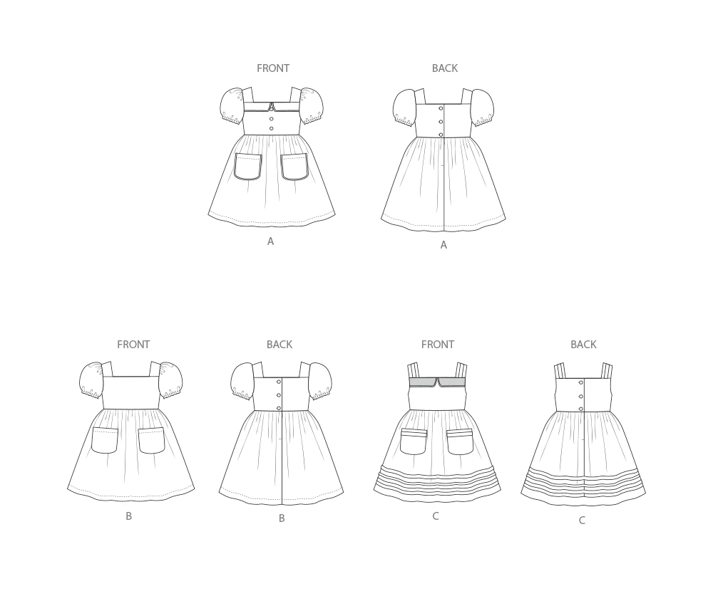 Simplicity Sewing Pattern Toddlers' Dresses (PDF) 8 Simplicity Sewing Pattern Toddlers' Dresses (PDF)