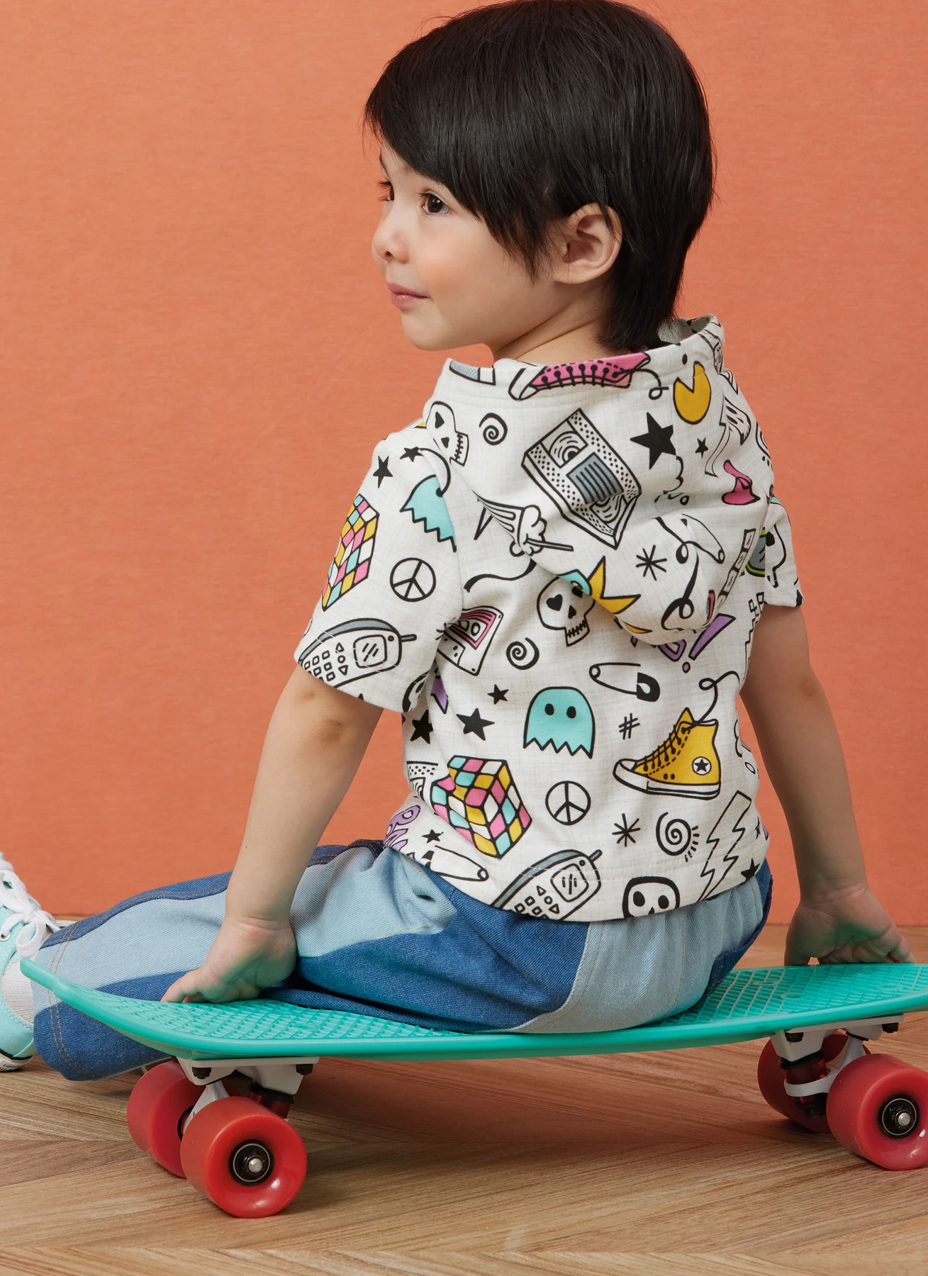 Simplicity Sewing Pattern Toddlers' Hooded T-Shirt and Jeans 7 Simplicity Sewing Pattern Toddlers' Hooded T-Shirt and Jeans
