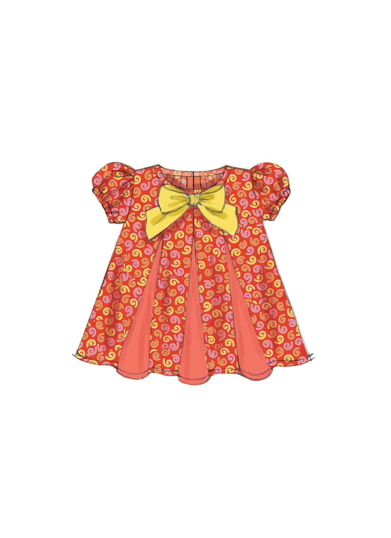 McCall's Sewing Pattern Infants' Gored Dresses and Panties (PDF) 4 McCall's Sewing Pattern Infants' Gored Dresses and Panties (PDF)