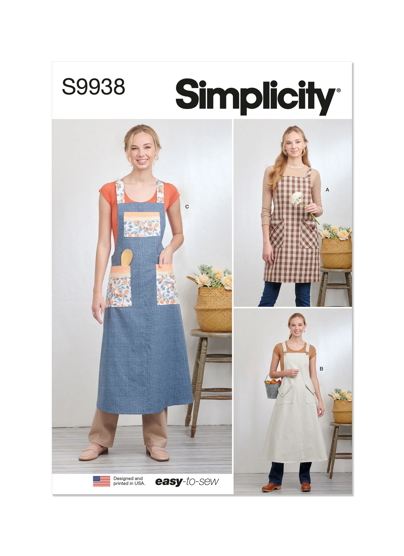 Simplicity Sewing Pattern Misses' Pullover Aprons (PDF) 1 Simplicity Sewing Pattern Misses' Pullover Aprons (PDF)