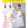McCall's Sewing Pattern Misses' Ballet Costumes with Boned Bodice, Skirt, and Sleeve Variations 17 McCall's Sewing Pattern Misses' Ballet Costumes with Boned Bodice, Skirt, and Sleeve Variations