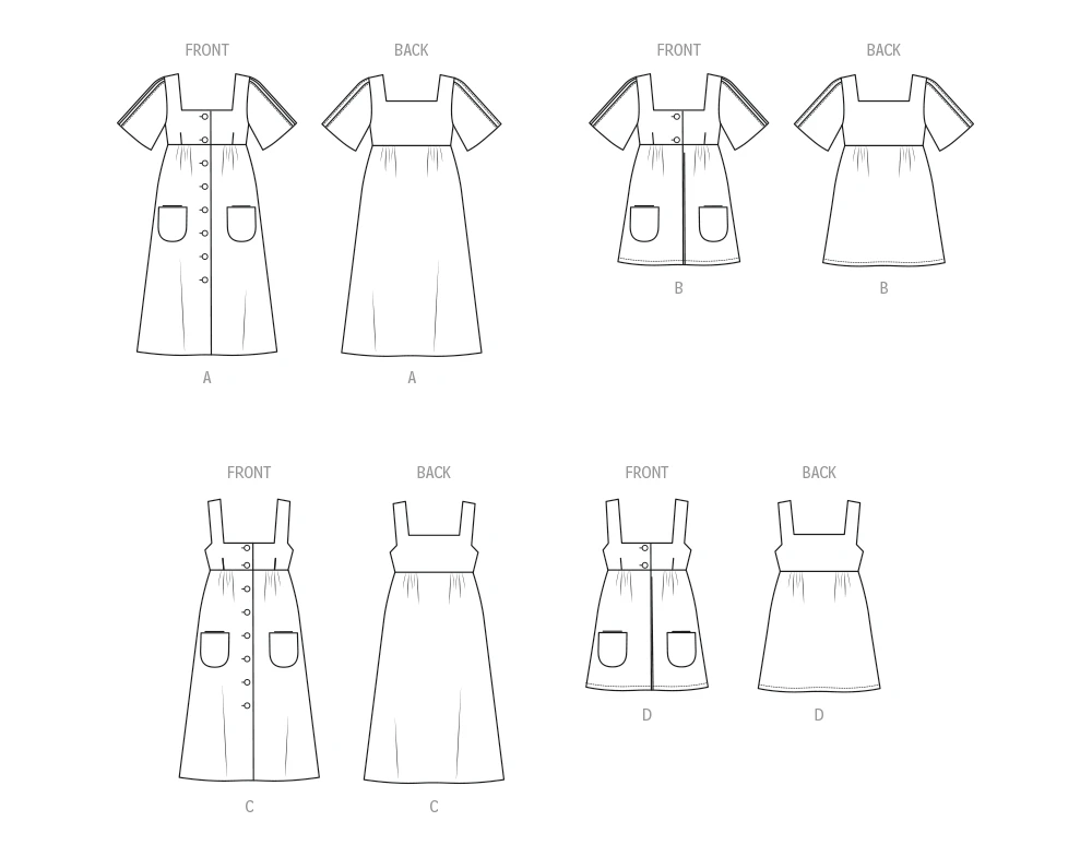 McCall's Sewing Pattern 1970s Misses' Dress, Jumper and Top by Laura Ashley (PDF) 4 McCall's Sewing Pattern 1970s Misses' Dress, Jumper and Top by Laura Ashley (PDF)
