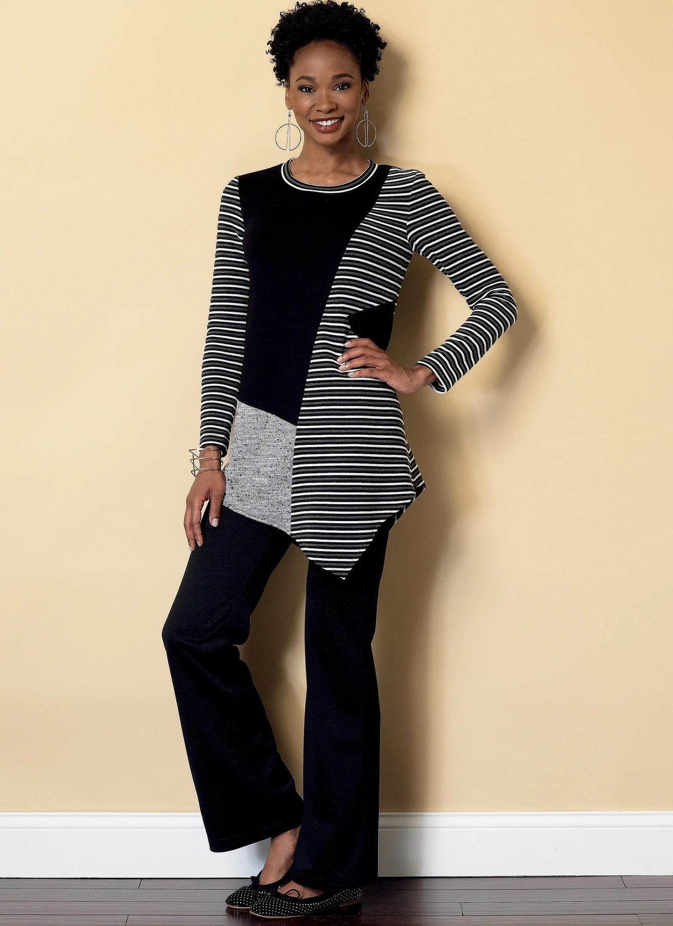 Butterick Sewing Pattern Misses' Seamed Tunics with Asymmetical Hems (PDF) 6 Butterick Sewing Pattern Misses' Seamed Tunics with Asymmetical Hems (PDF)
