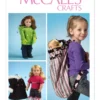 McCall's Sewing Pattern Cold Weather Outfits and Travel Carrier for 18" Doll (PDF)