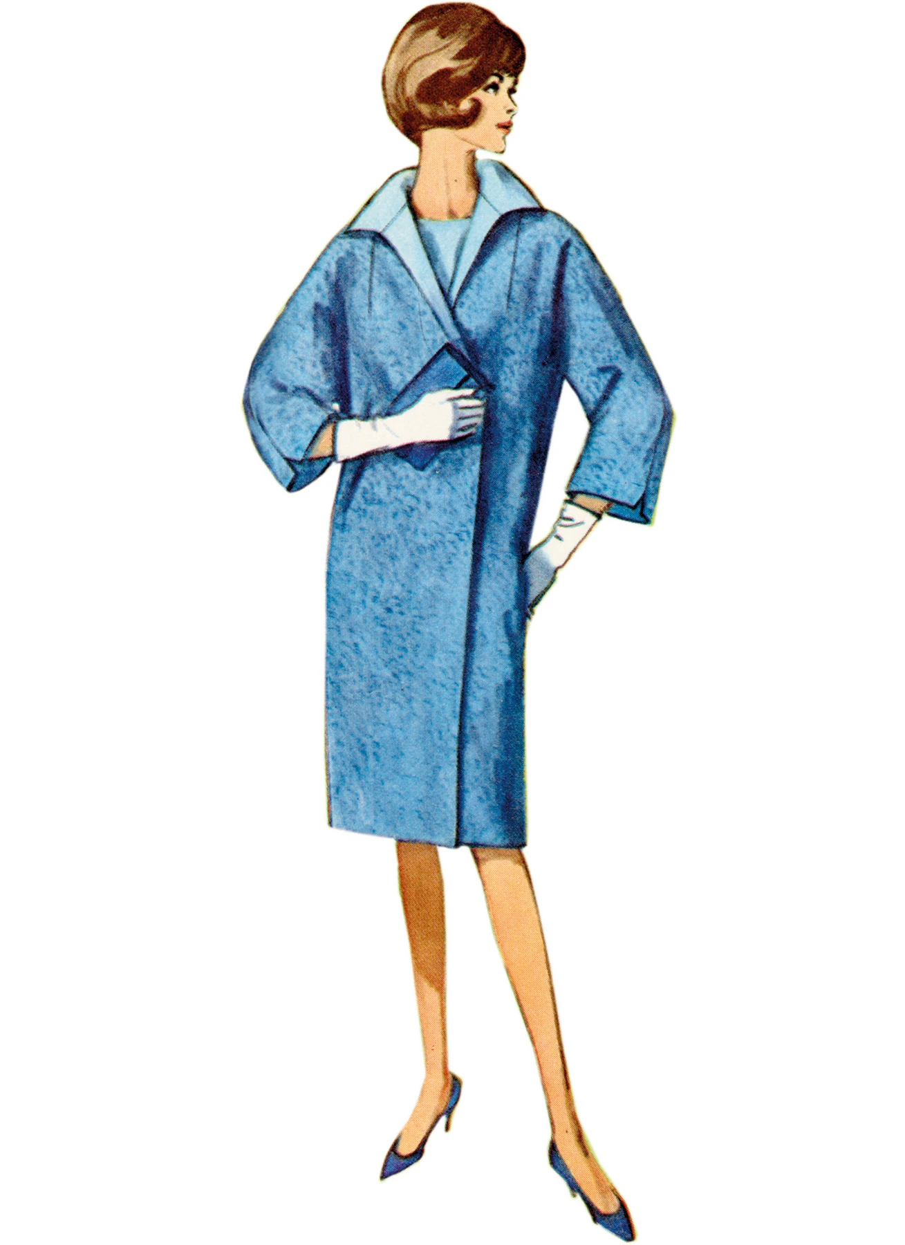 Simplicity Sewing Pattern 1960s Misses' Reversible Coat (PDF) 2 Simplicity Sewing Pattern 1960s Misses' Reversible Coat (PDF)