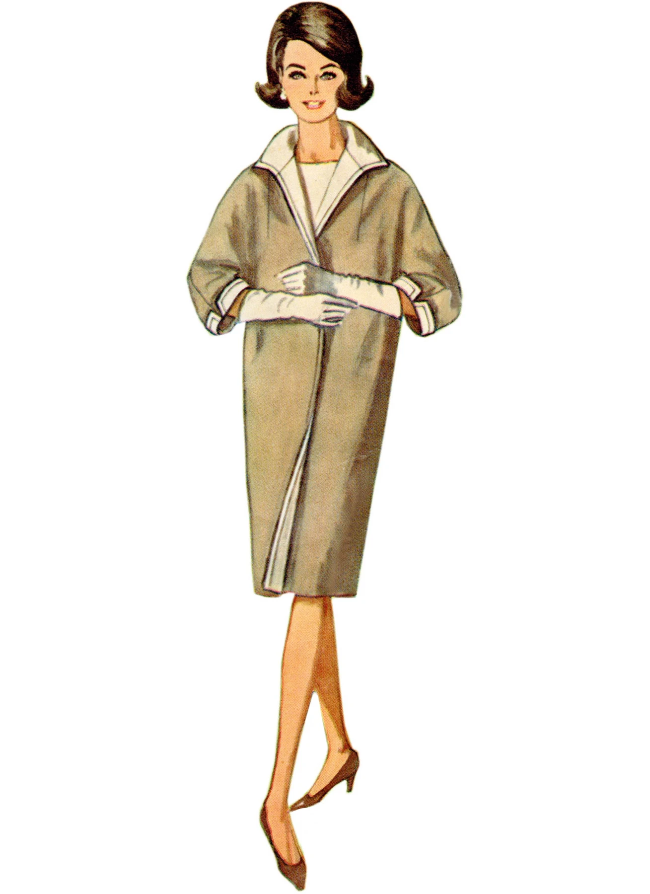 Simplicity Sewing Pattern 1960s Misses' Reversible Coat (PDF) 3 Simplicity Sewing Pattern 1960s Misses' Reversible Coat (PDF)