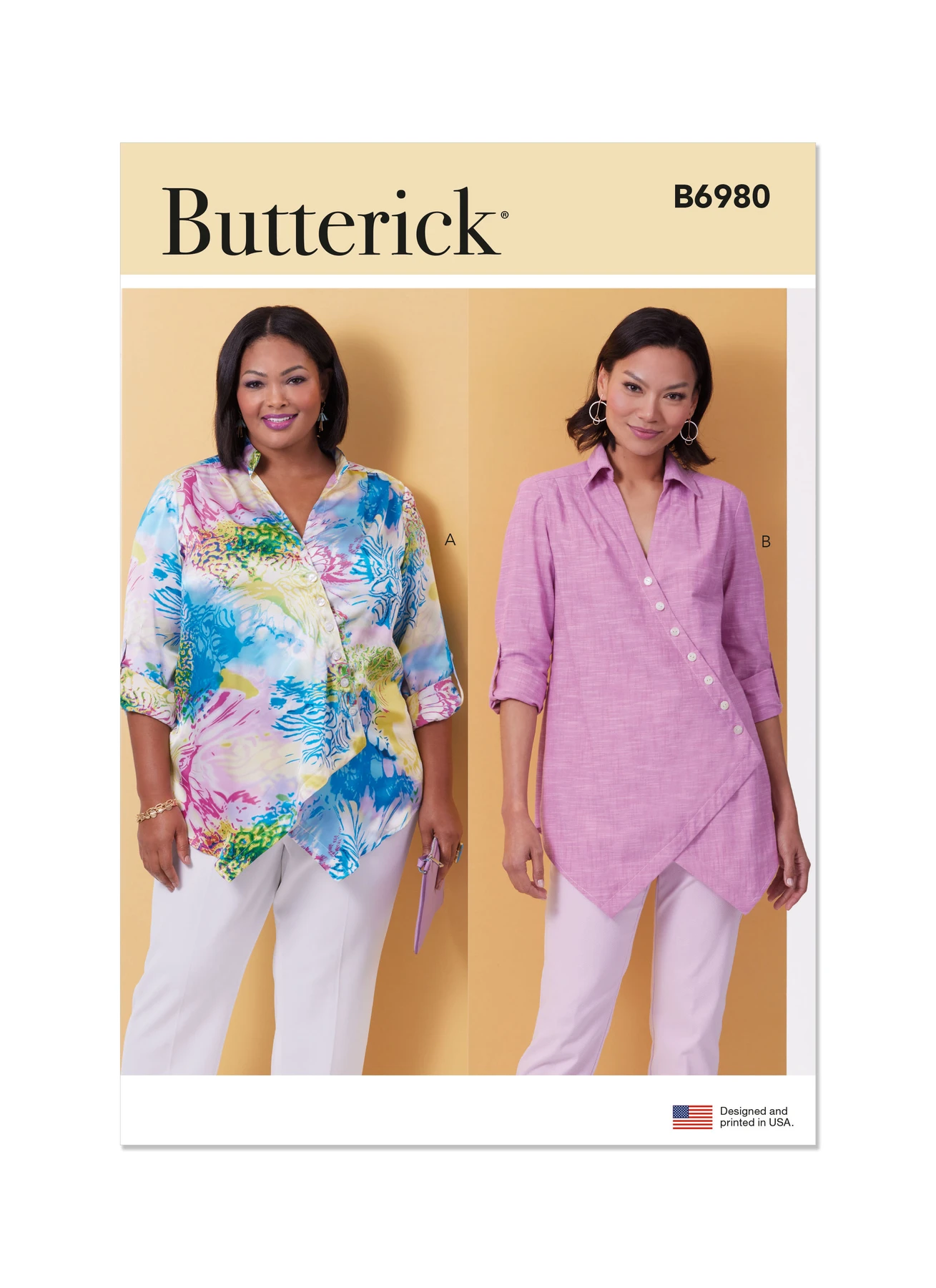Butterick Sewing Pattern Misses' and Women's Shirt 1 Butterick Sewing Pattern Misses' and Women's Shirt
